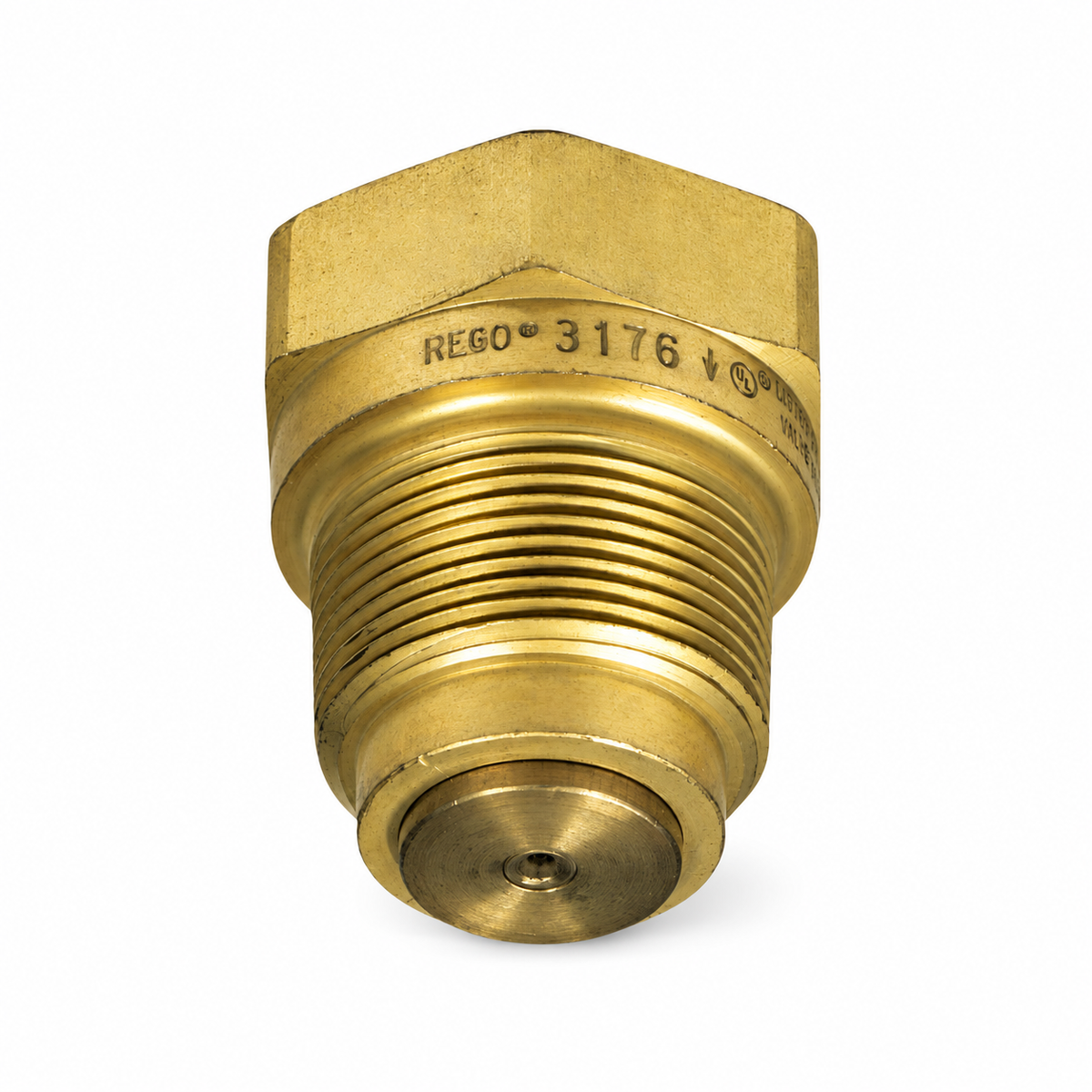 3176 Back Check Valve Brass (1-1/4" F.NPT × 1-1/4" M.NPT) RegO USA