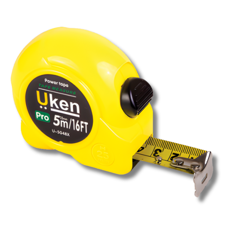 Measuring Tape 5M (19 mm) Yellow UKEN