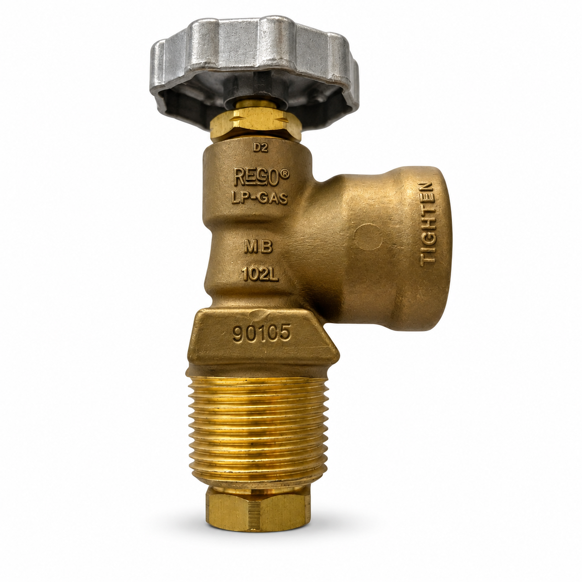 901C1 Vapor Service Valve Brass (3/4" M.NGT × F.POL CGA510) RegO USA