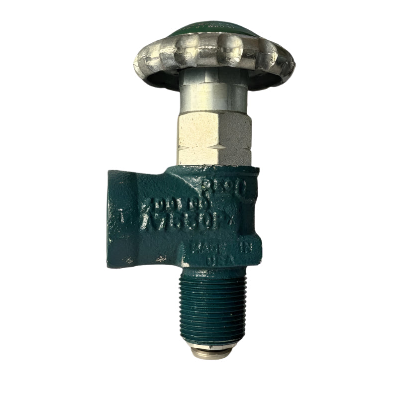 A7550PX Liquid Transfer Angle Valve with Excess Flow Valve Steel (3/4" M.NGT) RegO USA