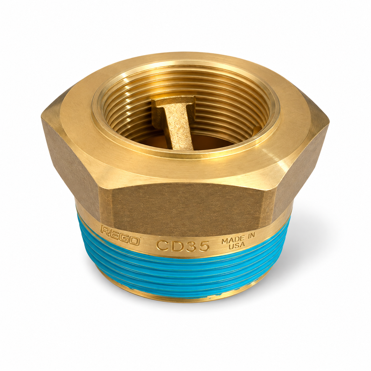 Check Device with Everseal 1 1/4" M.NPT × 3/4" F.NPSM CD000031T