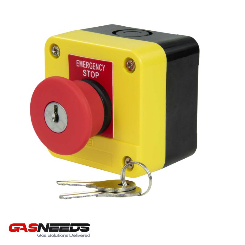 Emergency Push Button Switch with Key 1NC-230 VAC ESBEE India
