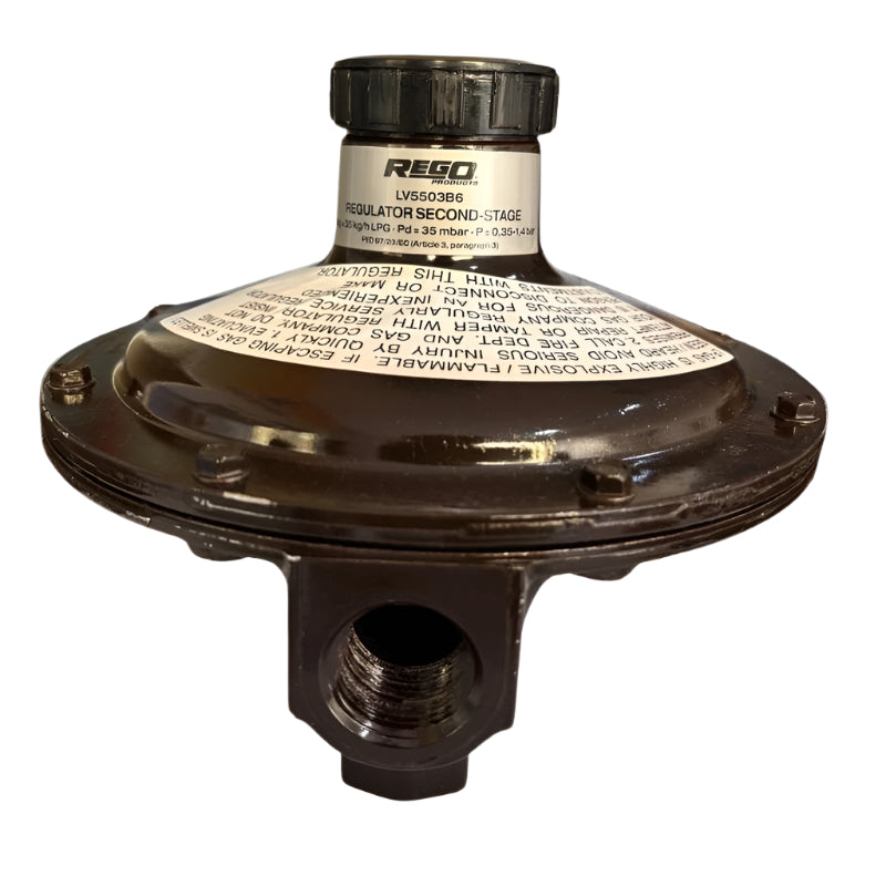 LV5503B6 Regulator 35 kg/hr (3/4" F.NPT × 3/4" F.NPT) (37 mbar) RegO USA