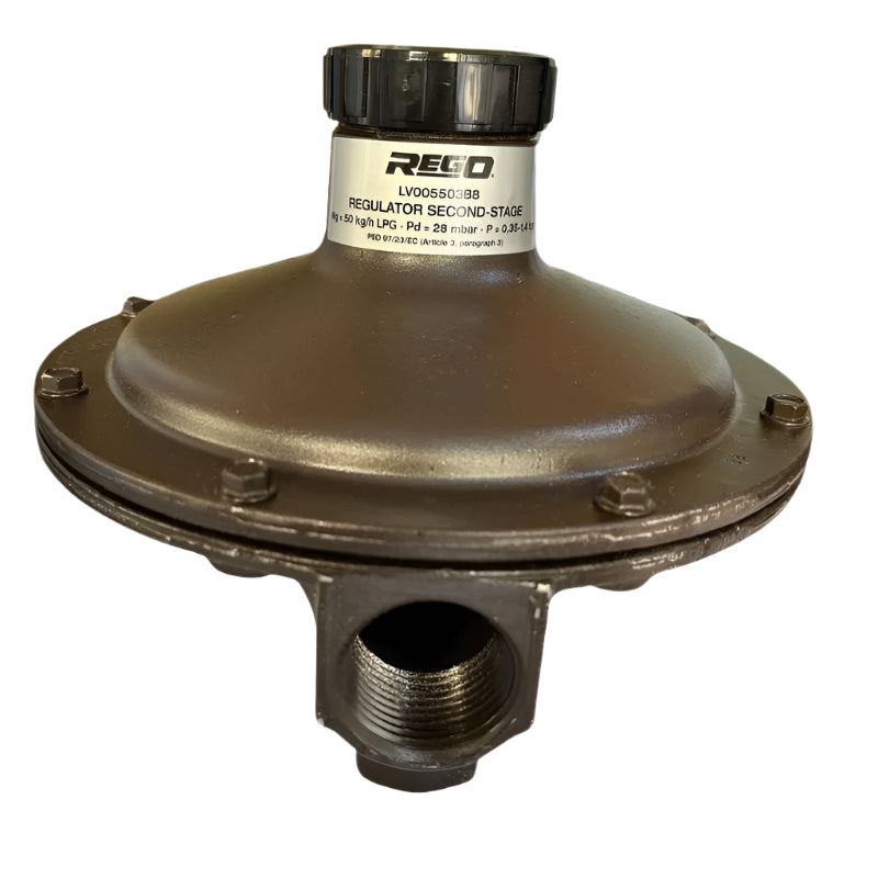 LV5503B8 Regulator 50 kg/hr (3/4" F.NPT × 1" F.NPT) (37 mbar) RegO USA