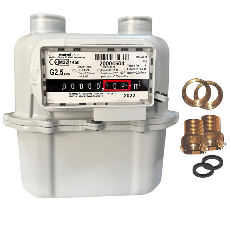 Aluminium Body Gas Meter G2.5