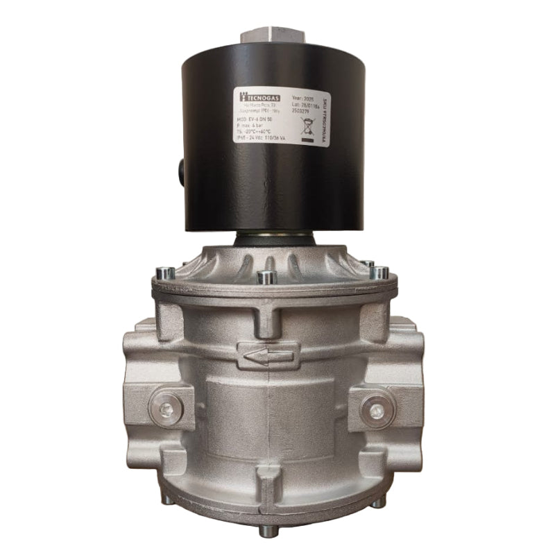 Solenoid Valve TCN NC Auto Aluminium 24 VDC 6 BAR NPT 2"