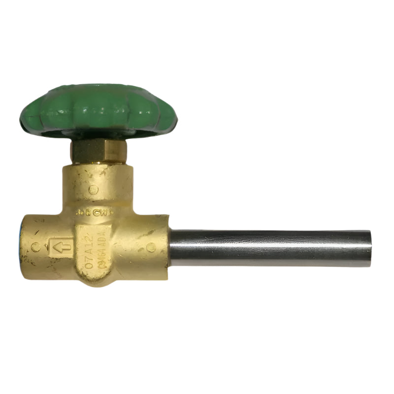T9464ADAG Short Stem Valve Cryogenic (0.675" OD × 3/8" F.NPT) Brass RegO USA