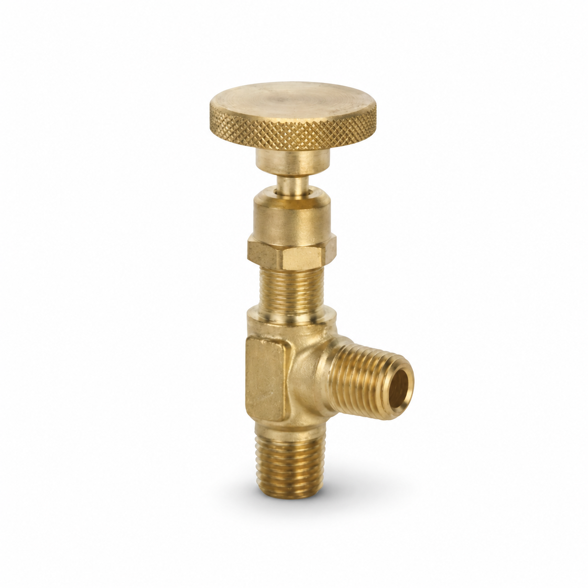 Cg Needle Valve Brass 1/4" M.NPT Angle RegO Cmm000250A