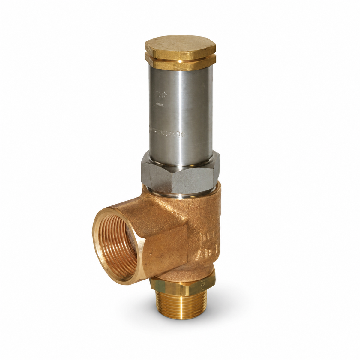 Angle Pressure Relief Valve Cryogenic (1 1/2" in × 2" Out) RegO AR5112: 21.00B