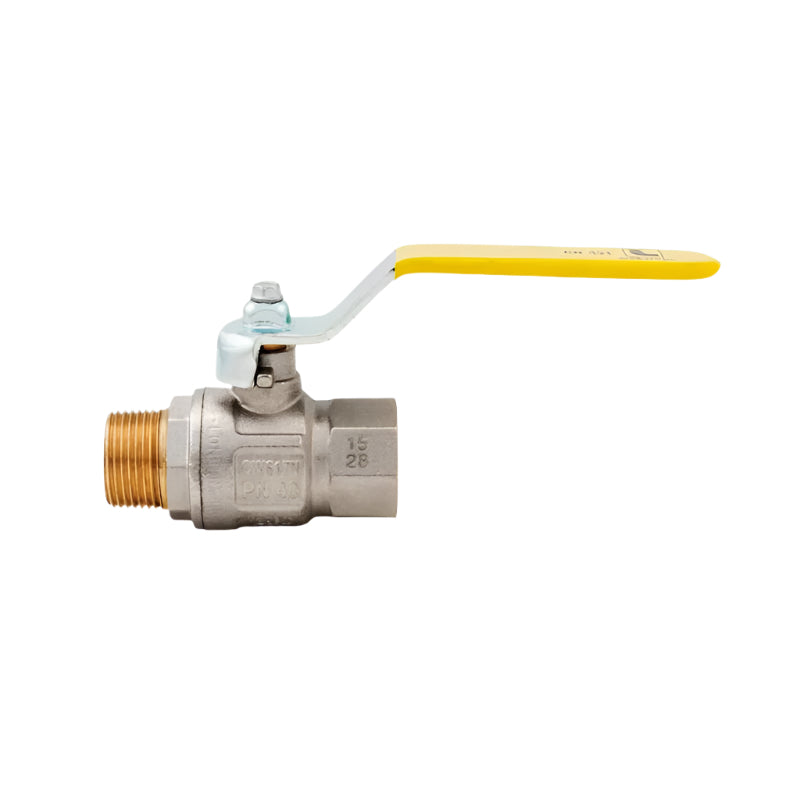 Ball Valve ITAP Brass NPT (267B012) 1/2" M × 1/2" F