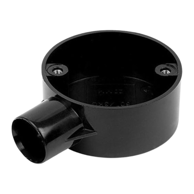 Junction Box PVC 1 Way Round 25 mm
