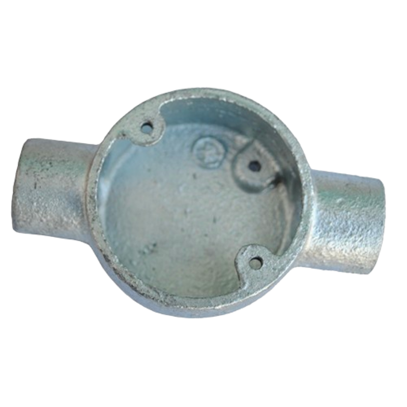 Junction Box GI 2-Way Round 20 mm