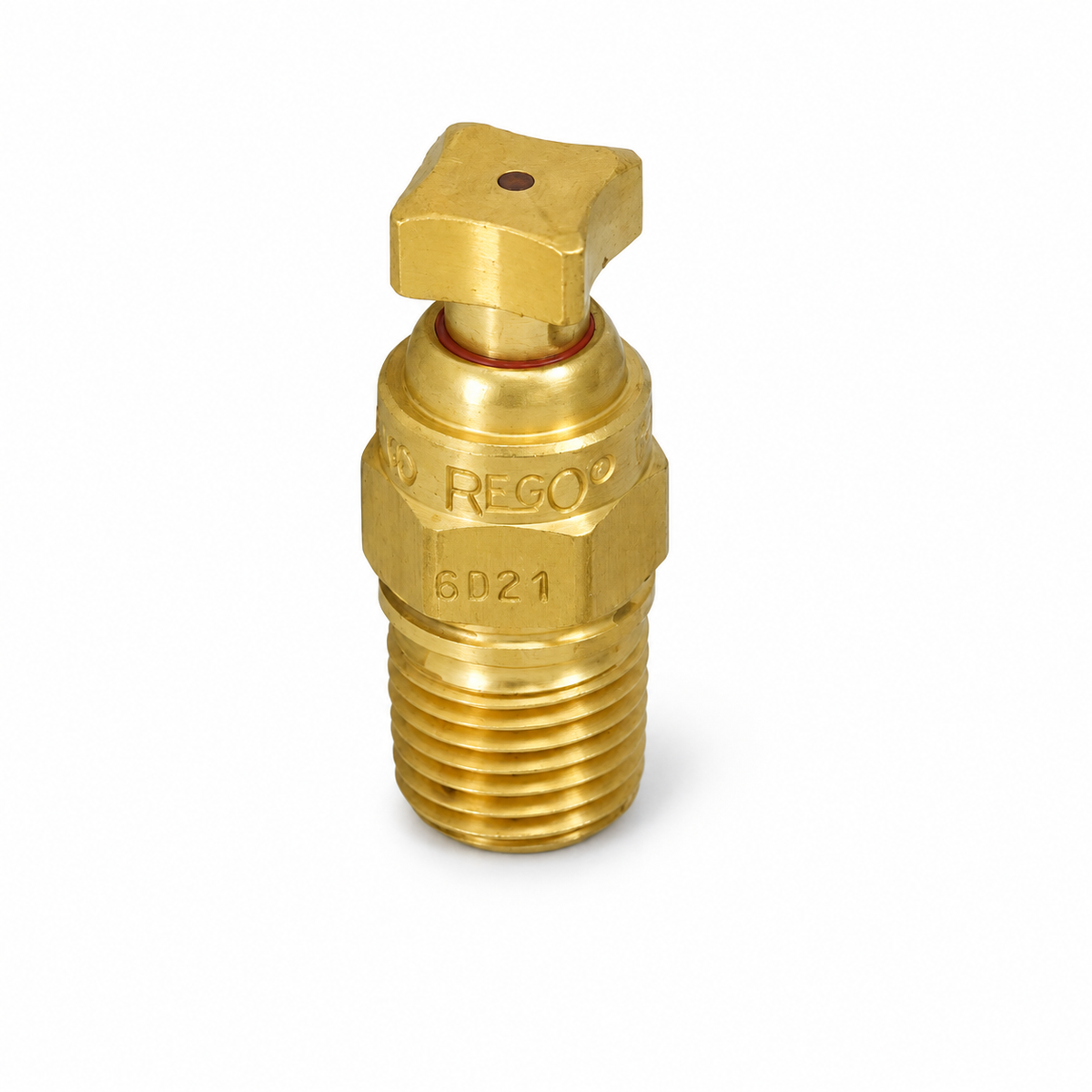 3165CF12.0 Fixed Liquid Level Gauge Brass 1/4" M.NPT RegO USA