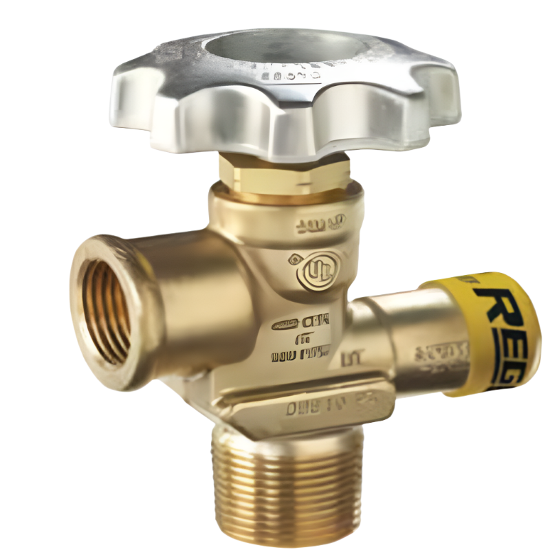 Cylinder Valve for Propylene Service 3/4" MNPT × F.POL (CGA510) RegO 9104PPA