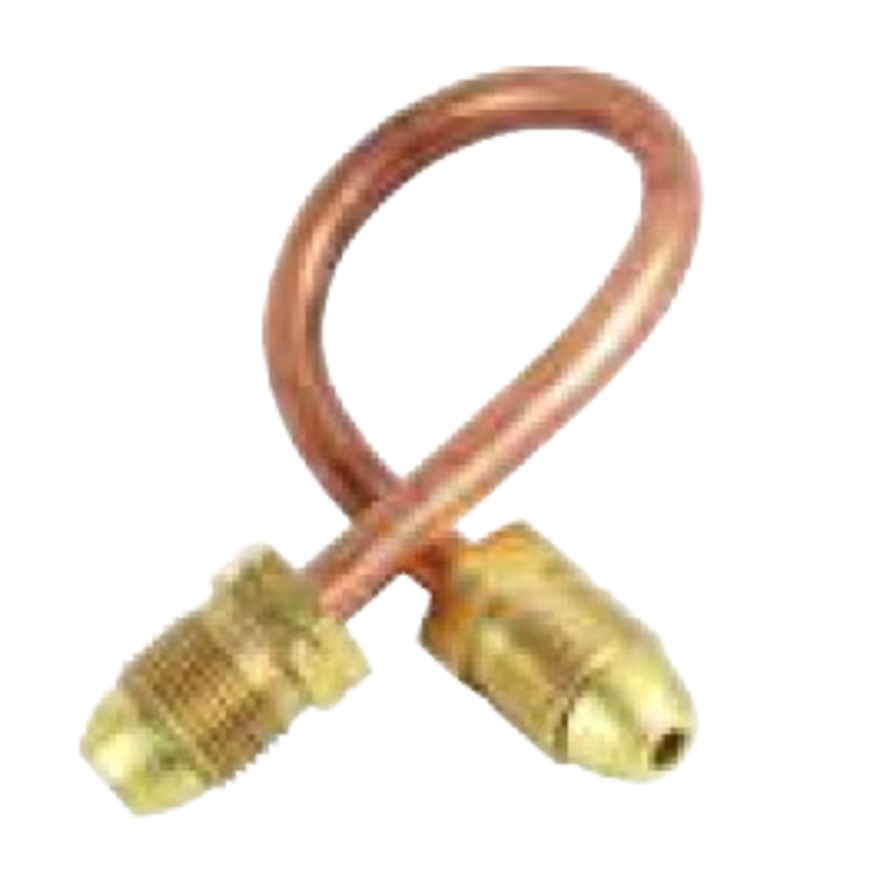 Pigtail 3/8"; Hex 7/8" M.POL × 7/8" M.POL Short Nipple RegO 913PS12G
