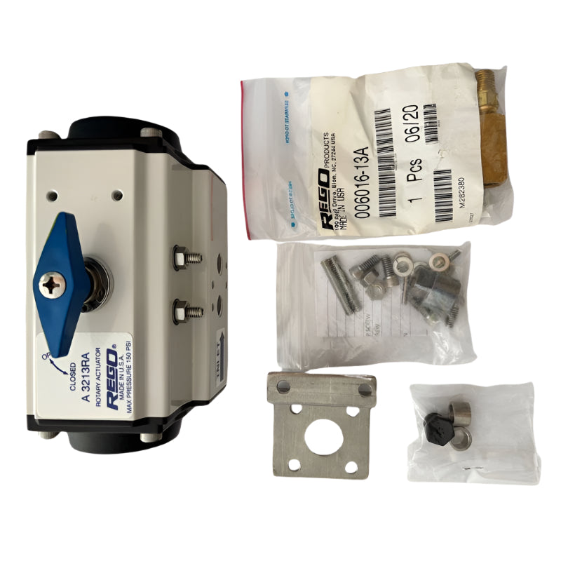 A3213RA Rotary Actuator for 3" Internal Valve A3213 Series RegO USA