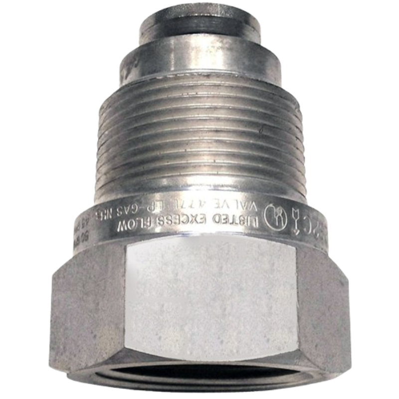 Excess Flow Valve (2" M.NPT × 2" F.NPT) 100 GPM Stainless Steel RegO A3292B