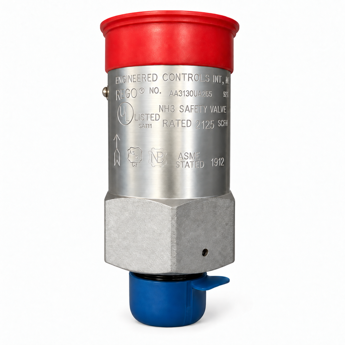 AA3130UA265 Safety Relief Valve External Pop Action 265 PSIG 3/4" M.NPT RegO USA