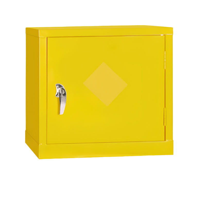 LPG Filling Box Yellow with Lock (500 mm × 500 mm × 350 mm) UAE