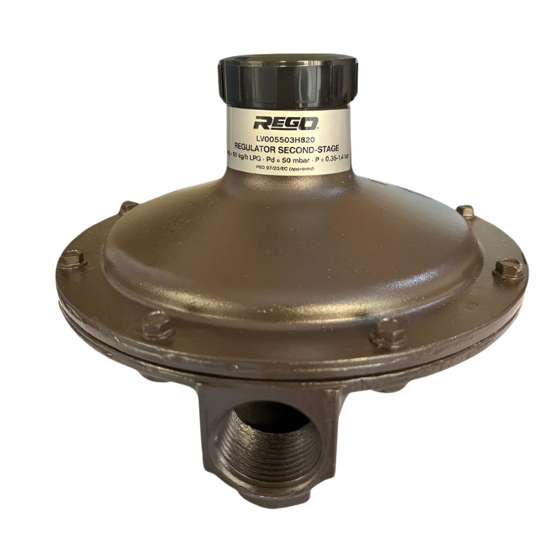 LV5503H820 Regulator 50 kg/hr (3/4" F.NPT × 1" F.NPT) (28-70 mbar) RegO USA