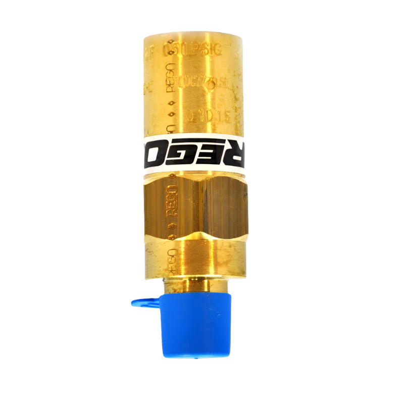 PRV9432F50 Relief Valve Cryogenic Brass 1/4" M.NPT (3.5 BAR) RegO USA