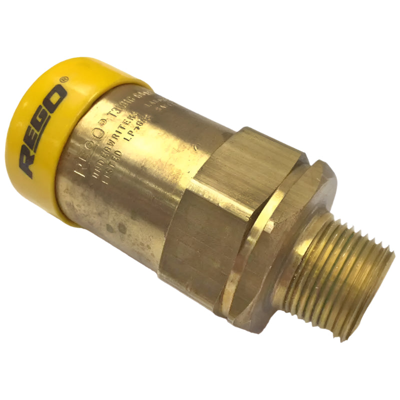 Safety Relief Valve External Pop Action 250 PSI 3/4" M.NPT Brass RegO T3131G