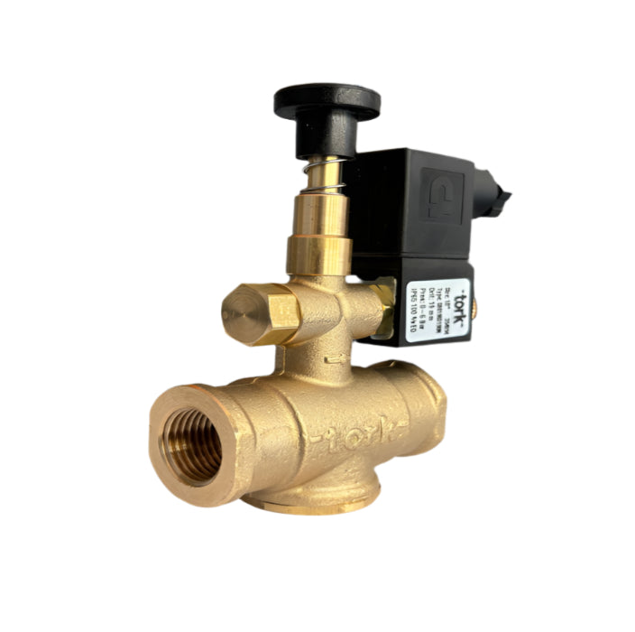 Solenoid Valve (0-6 BAR) NC Manual 230 VAC S8019 TORK 3/4"