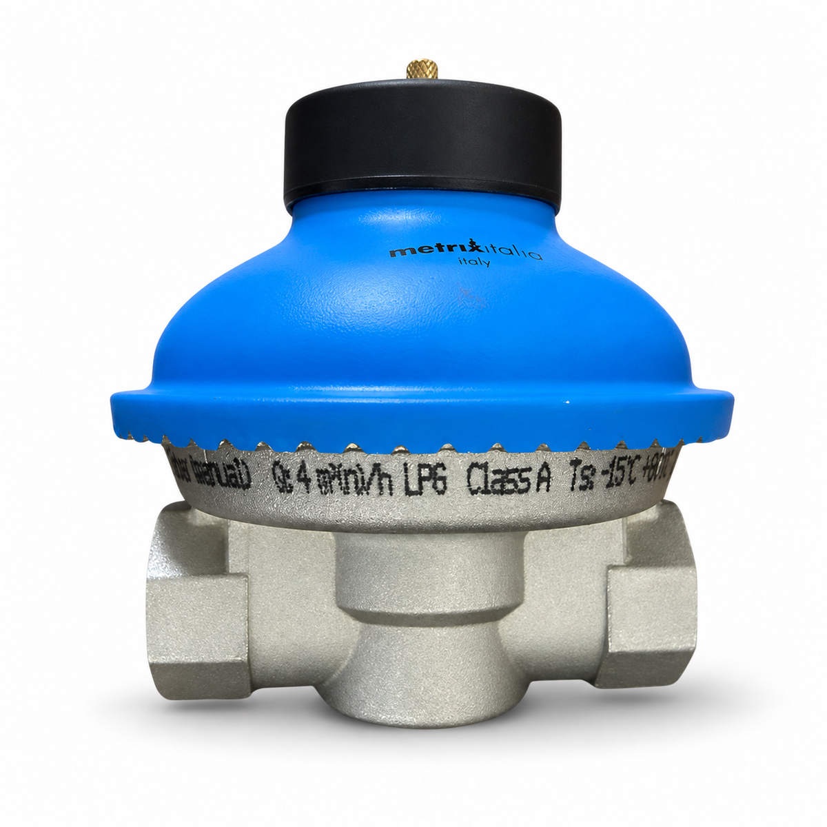 Auto Shutoff Regulator (1/2" F.NPT × 1/2" F.NPT) UPSO Manual Reset 37 mbar 4 M3/HR