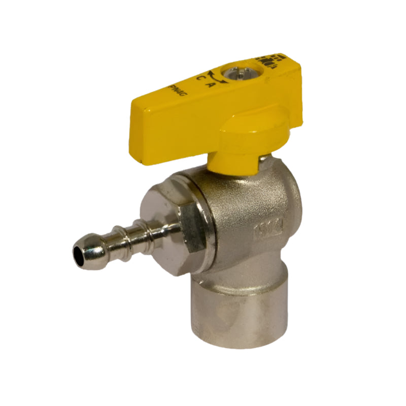 Ball Valve Bianchi Angle 1/2" F × 3/8" H