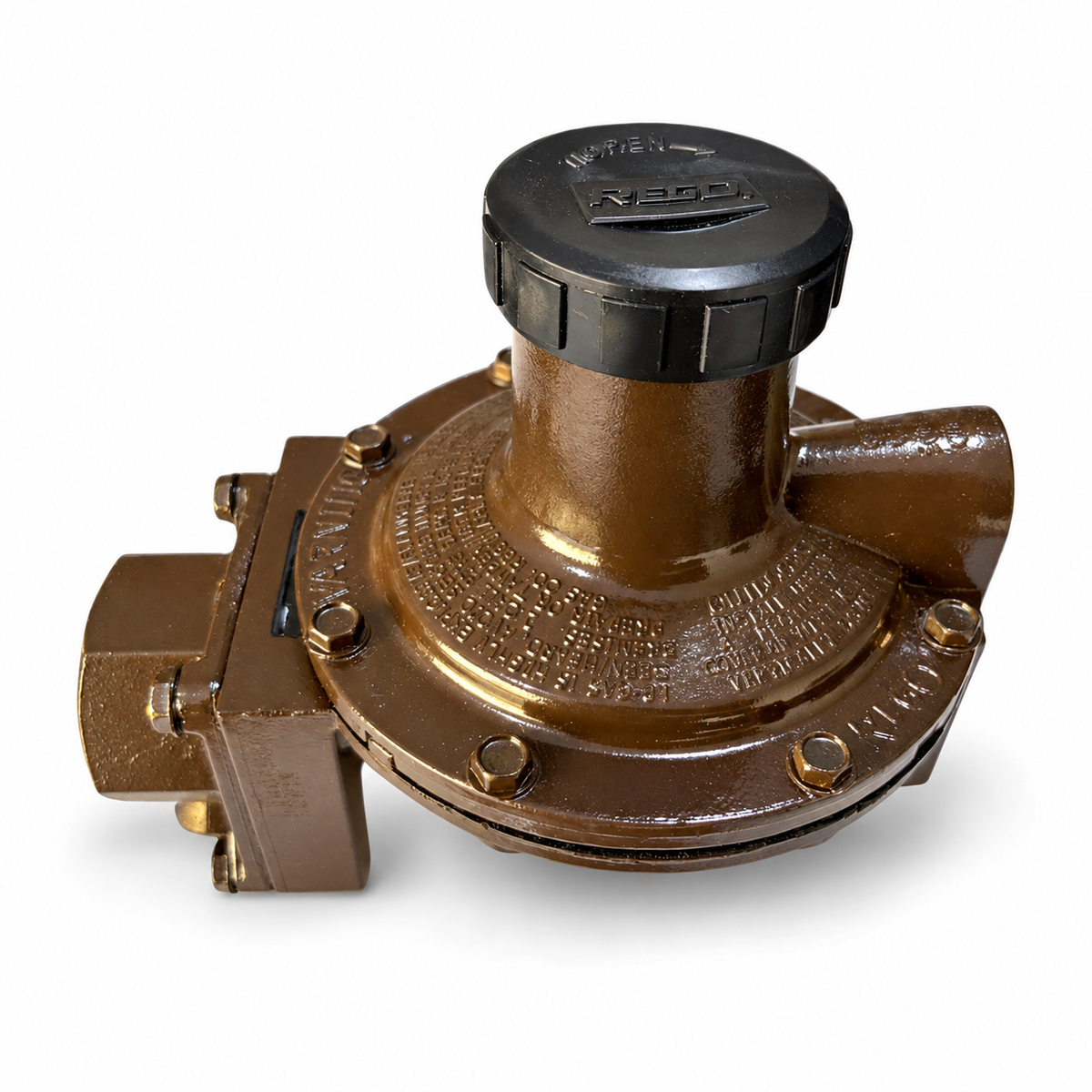 LV404B34 Regulator 10 kg/hr (1/4" F.NPT × 1/2" F.NPT) (37 mbar) RegO USA
