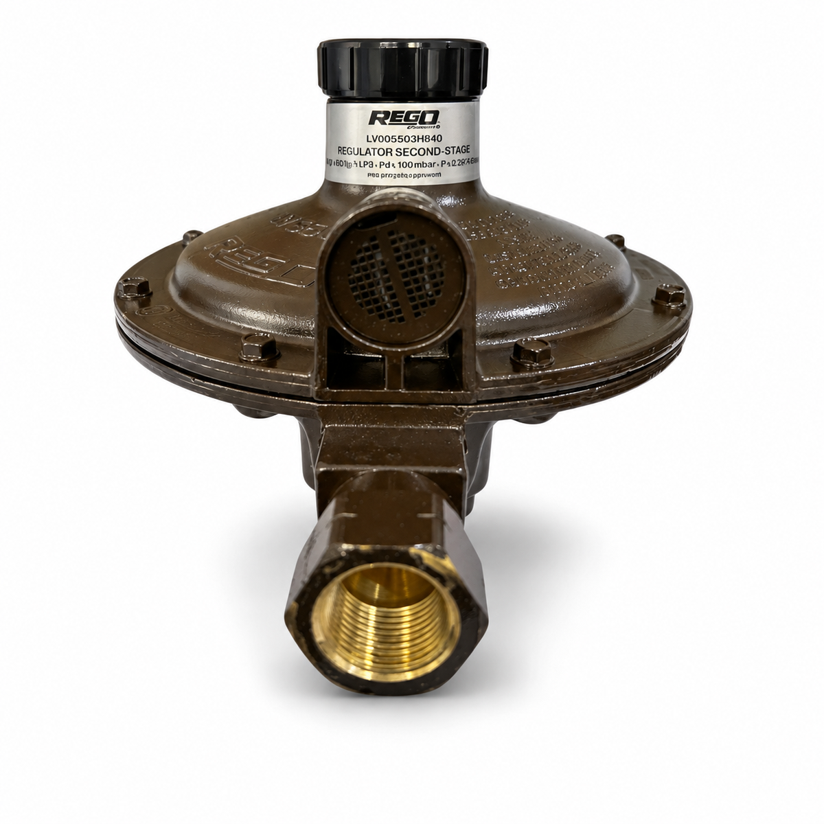 LV5503H840 Regulator 50 kg/hr (3/4" F.NPT × 1" F.NPT) (70-210 mbar) RegO USA