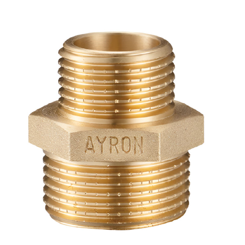 Reducing Nipple Brass (245L) 3/4" × 1/2"