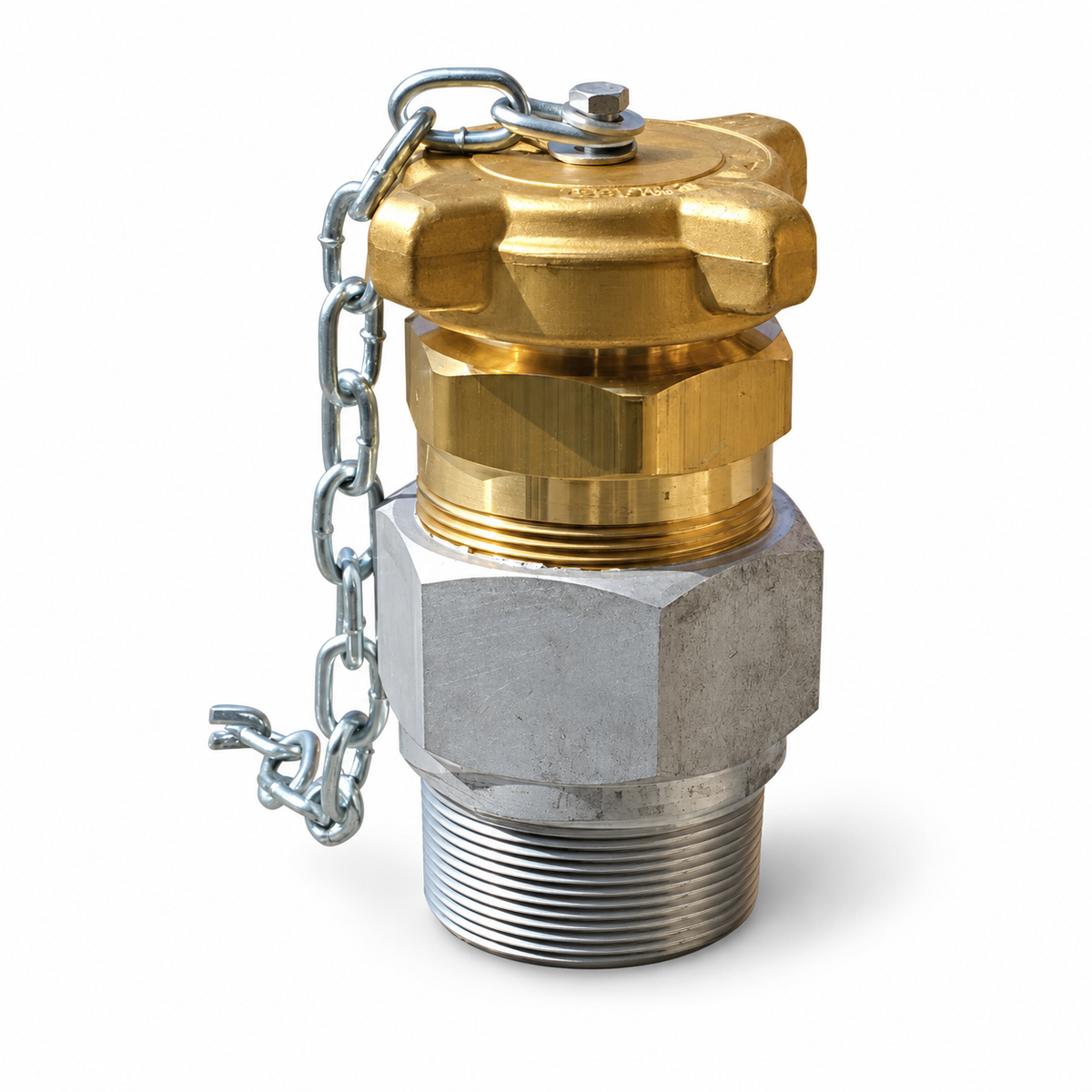 3197C Double Check Filler Valve Brass (3" M.NPT × 3-1/4" M.ACME) RegO USA