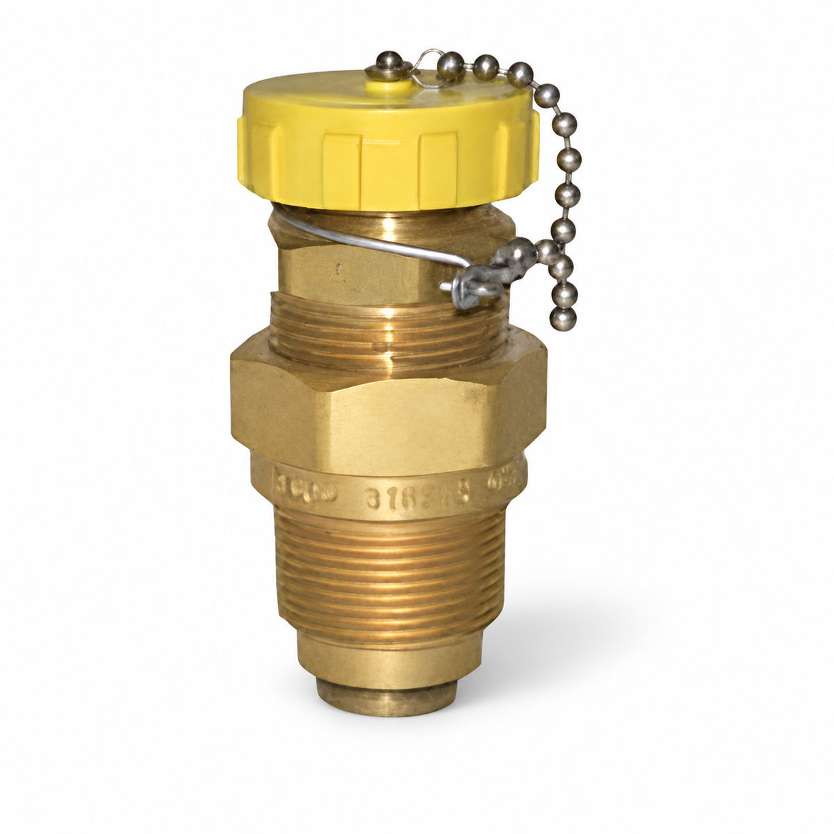 3183AC Double Check Vapor Equalizing Valve with Chain & Cap Brass (1-1/4" NPT) RegO USA