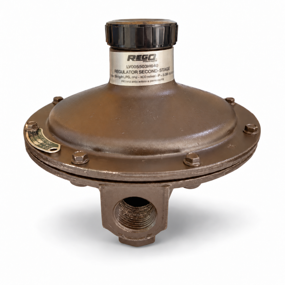 Regulator RegO 35 kg/hr LP (70-209 mbar) LV5503H640