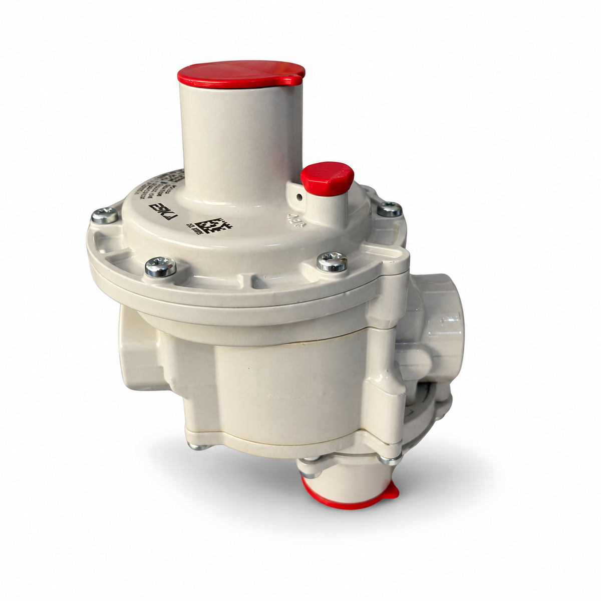 SNG Regulator In-Line (Inlet 0-1 BAR) 1" × 1" NPT 20M3/HR OPSO 21 mbar (Erg-E) Italy