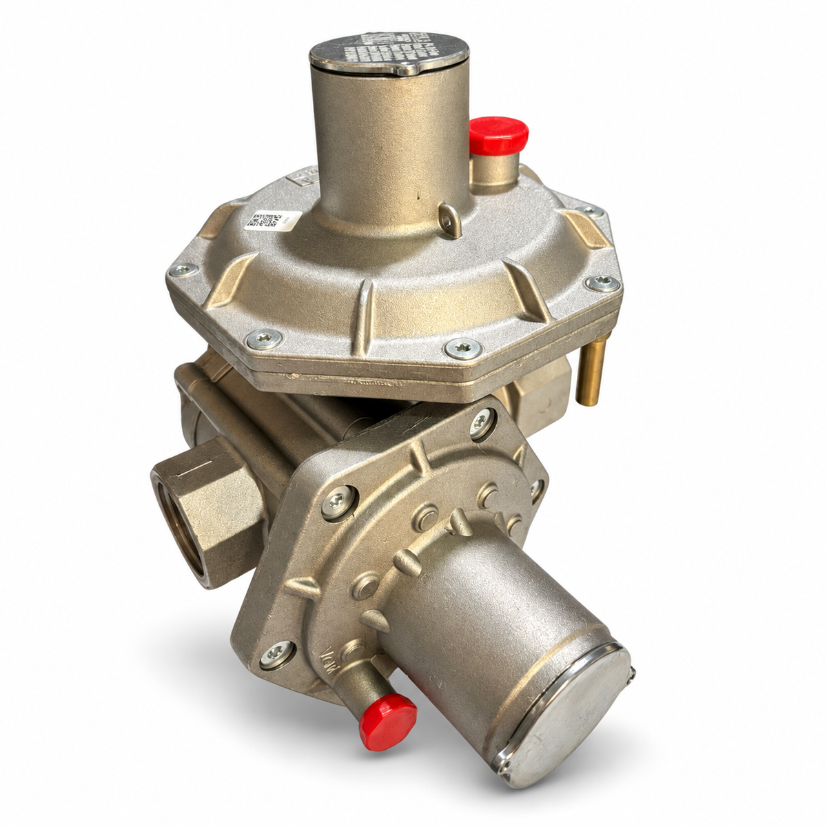 SNG Regulator In-Line (Inlet 0.5-6 BAR) 1" × 1-1/2" NPT 50M3/HR OPSO/UPSO 75 mbar (Erg-Sr) Italy